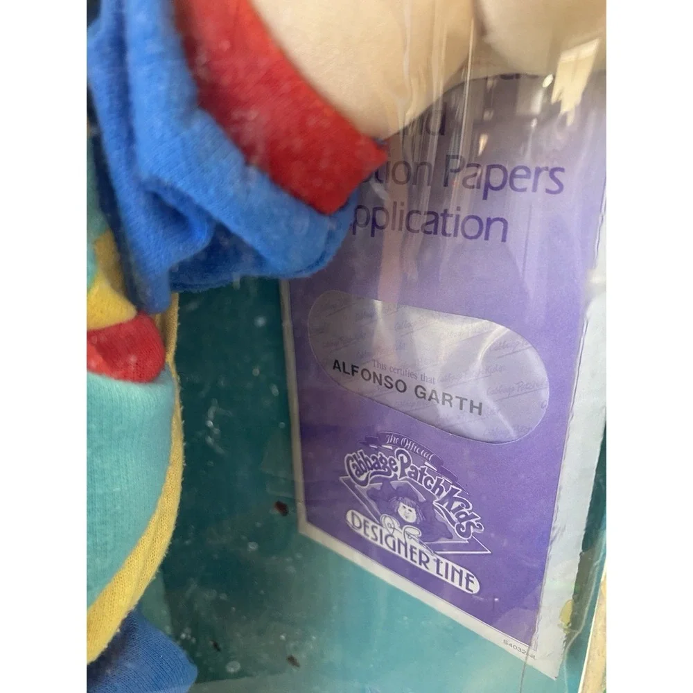 HM 19 Toothy Cabbage Patch Kid Red Hair Boy Designer Line 1989 90s Coleco Box - Picture 10 of 16